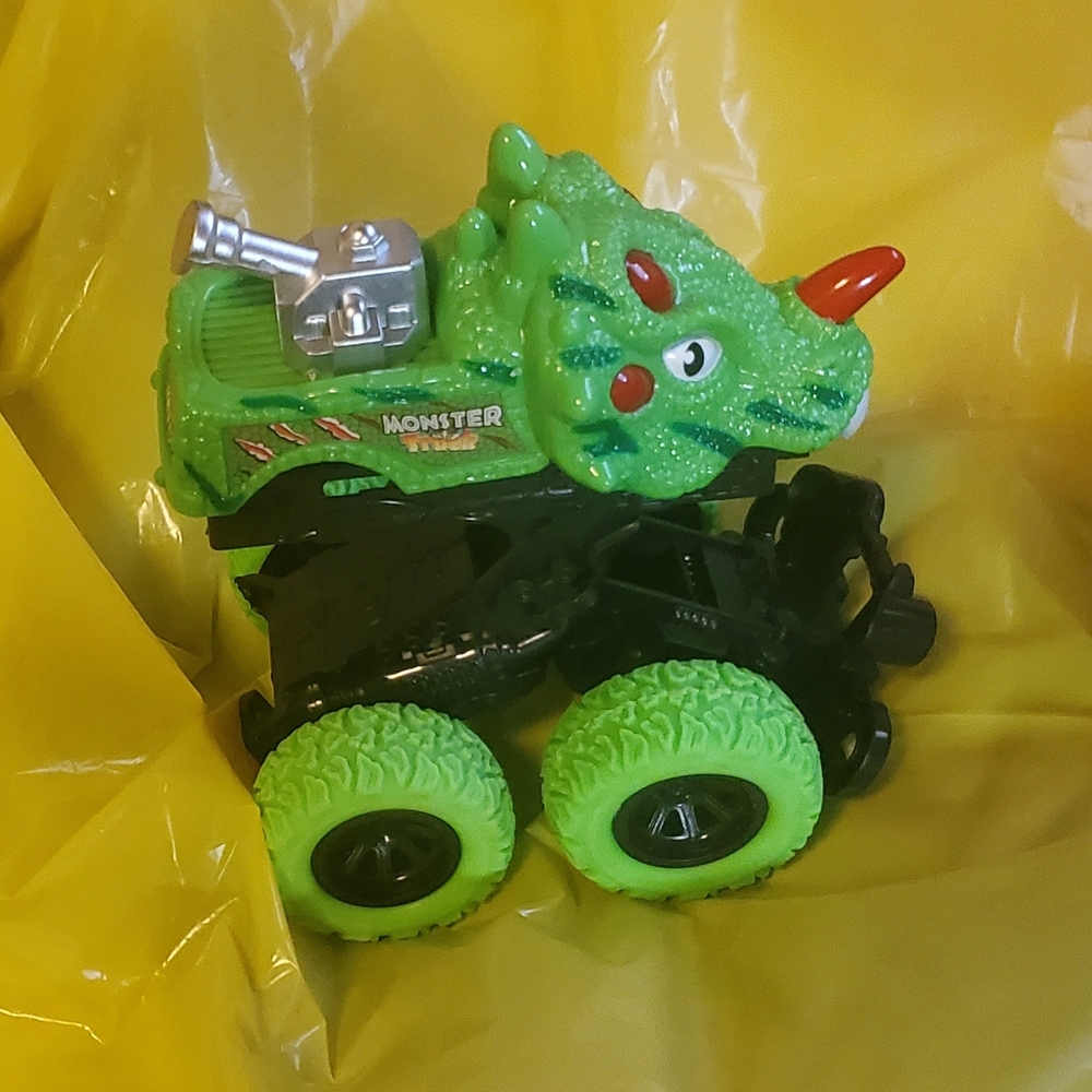 Green Dinosaur Truck Toy